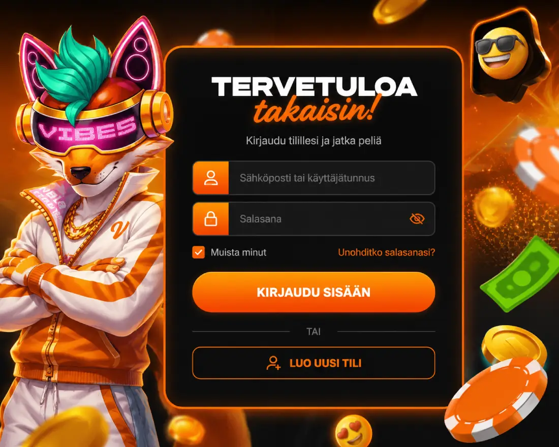 CasinoVibes login